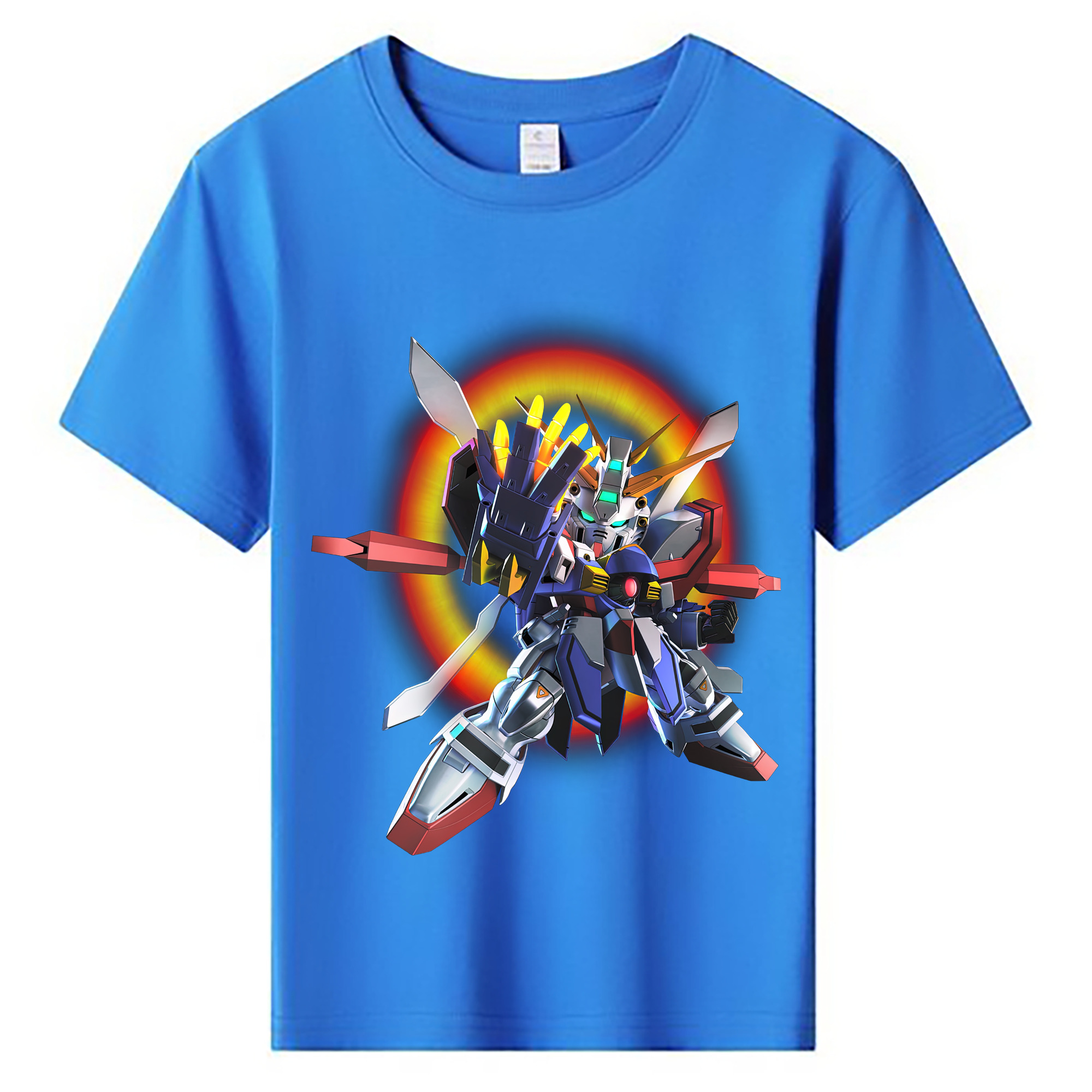 （画像用） 機動戦士ガンダム Mobile Suit Gundam 綿100％キッズTシャツ（フロントプリント）